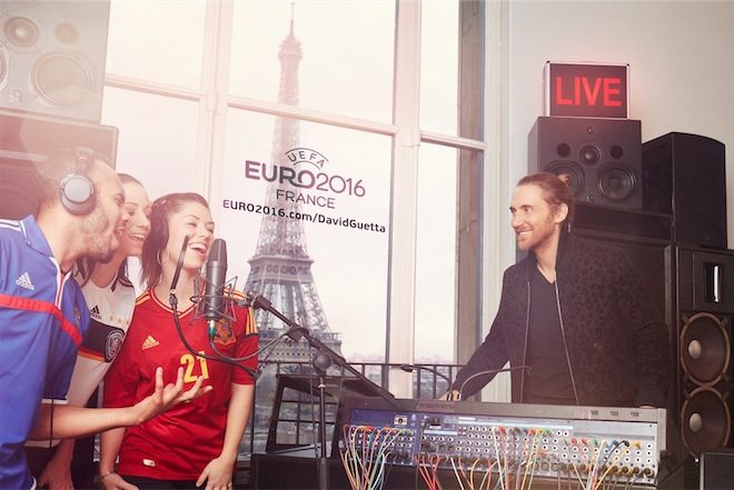 David Guetta quer gravar hino da UEFA EURO 2016 com 1 milhão de fãs