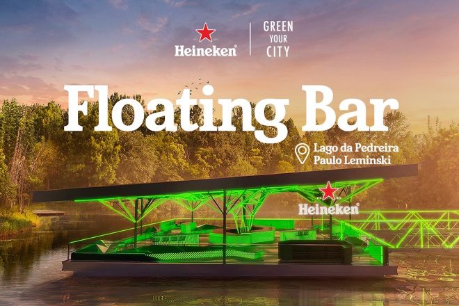 Heineken leva projeto Green Your City a Curitiba com Floating Bar e impacto social