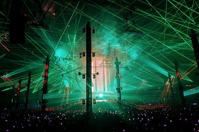 Verknipt quebra recorde mundial do Guinness com o “maior show de lasers do mundo”