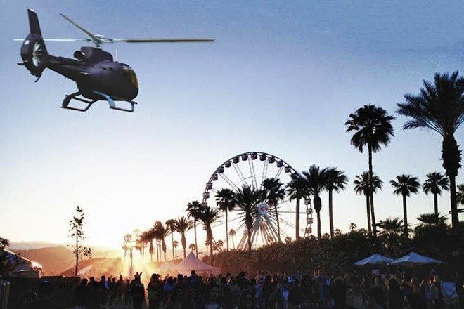 App Blade E Uber Promovem Traslados De Helicopter Para O Coachella