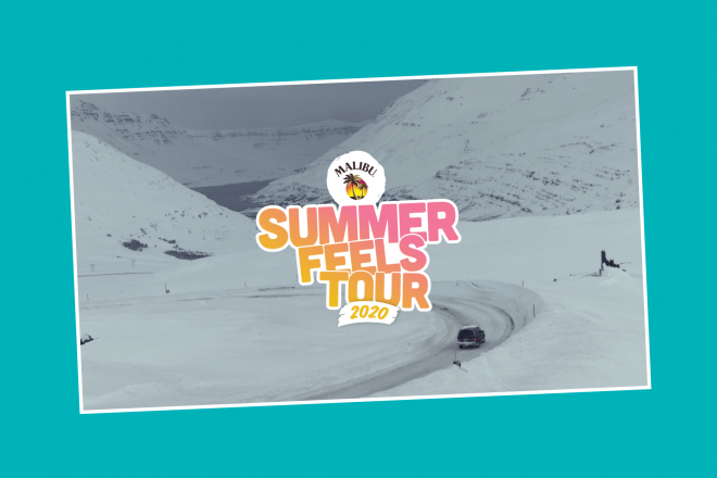 Curtimos a diversão do verão no selvagem inverno da Summer Feels Tour da Malibu